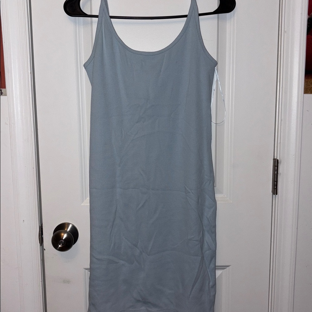 Old Navy Light Blue V-Neck Dress